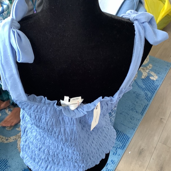 Anthropologie NWT blue top size large - Picture 4 of 5